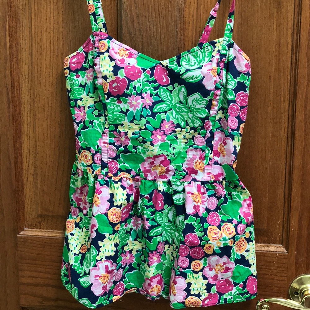 Lilly Pulitzer Peplum Top